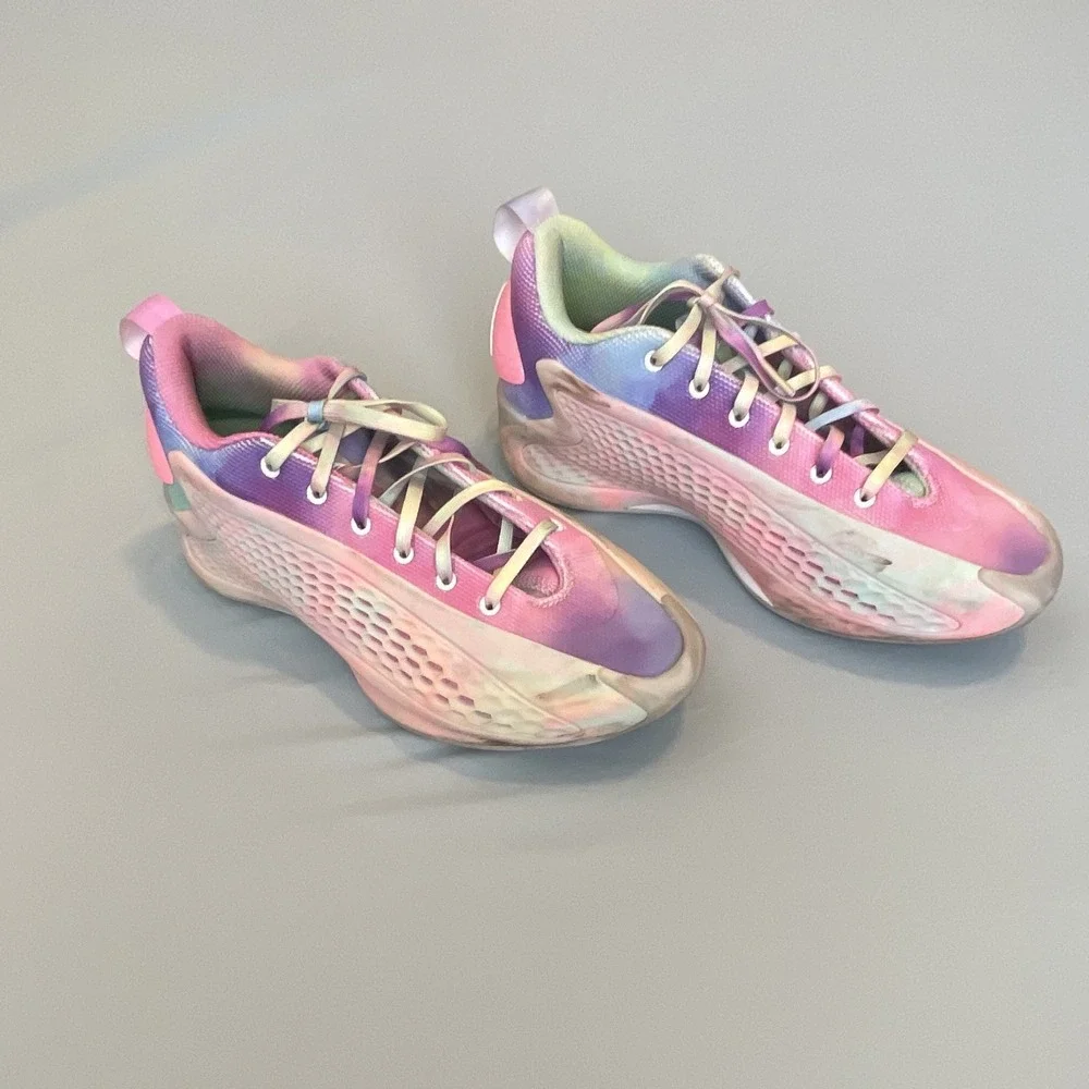 Adidas AE 1 Low Cotton Candy Anthony Edwards Mens Shoes Size 8 AQ4918